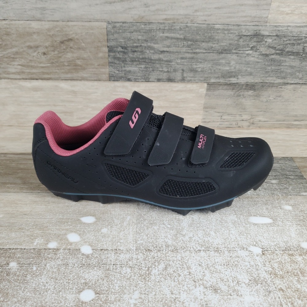 Louis Garneau Multi Air Flex II Womens Cycling Shoes Sz 11.5 Black Bike Sneakers